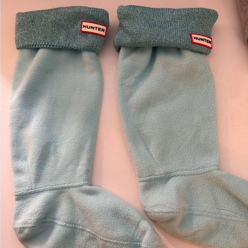 Hunter Light Blue Fleece Boot Liners